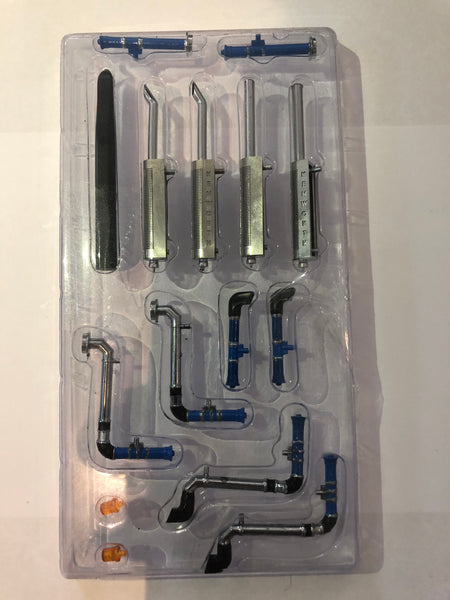 Exhaust and air pipe sets