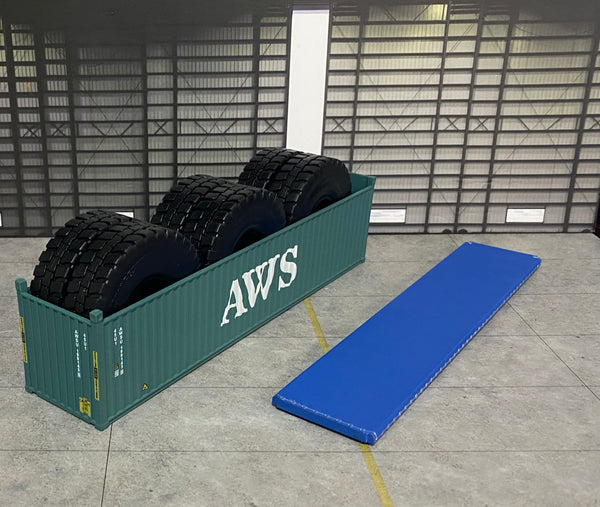 AWS 40' 9'6 Open Top Container. 1/50 scale diecast model